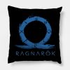 God Of War Ragnarok Blue Throw Pillow Official God Of War Merch