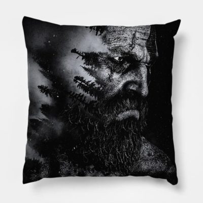 Kratos Throw Pillow Official God Of War Merch