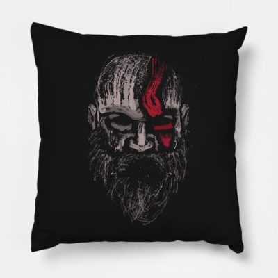 God Of War Kratos Throw Pillow Official God Of War Merch