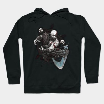 Kratos Van Gogh Oil Painting Hoodie Official God Of War Merch