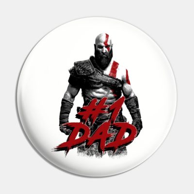 God Of War Kratos Number 1 Dad Pin Official God Of War Merch