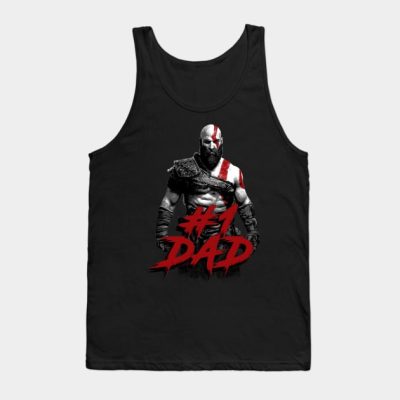 God Of War Kratos Number 1 Dad Tank Top Official God Of War Merch