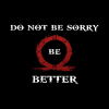 Do Not Be Sorry Be Better Throw Pillow Official God Of War Merch