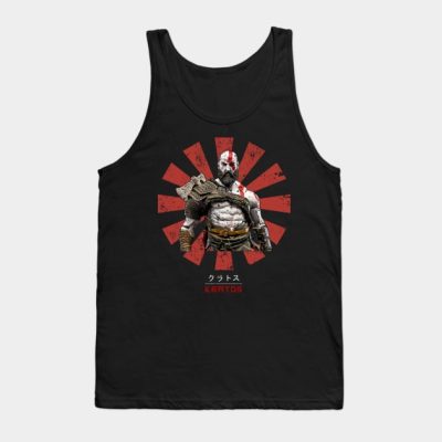 Kratos Retro Japanese God Of War Tank Top Official God Of War Merch