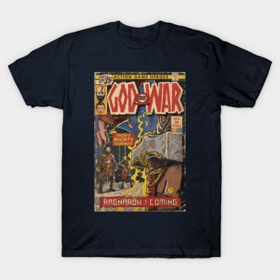 God Of War Ragnar K Comic Book Cover Fan Art T-Shirt Official God Of War Merch