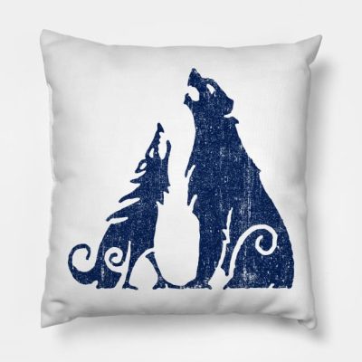 Gow Wolves Rune Variant Throw Pillow Official God Of War Merch