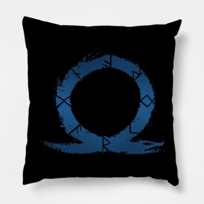 God Of War Ragnarok Symbol Throw Pillow Official God Of War Merch