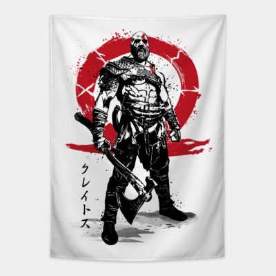 Killer Of Gods Sumi E Tapestry Official God Of War Merch