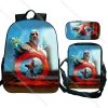 3pcs Set God of War Ragnarok Backpack Kratos Atreus Student Kid Back to School Bookbag Travel 5 - God Of War Merch