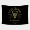 God Of War Brok And Sindri Forging Gifts Tapestry Official God Of War Merch