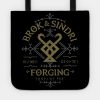 God Of War Brok And Sindri Forging Gifts Tote Official God Of War Merch