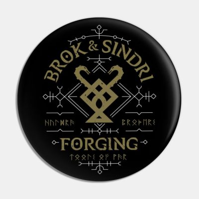 God Of War Brok And Sindri Forging Gifts Pin Official God Of War Merch