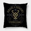 God Of War Brok And Sindri Forging Gifts Throw Pillow Official God Of War Merch