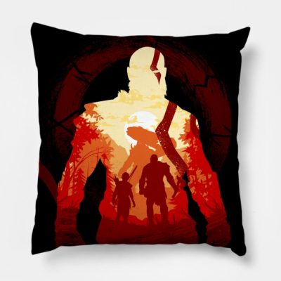 Adventures With The Gods Throw Pillow Official God Of War Merch