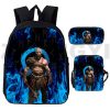 Game God of War Backpacks Women Anime Kratos Handbag 3 Pcs Set School Back Pack for 1 - God Of War Merch