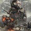 Game God of War Ragnarok Poster Aesthetic Kratos Doom Canvas Print For Wall Art Mural Esports 8 - God Of War Merch