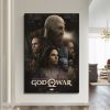 God Of War Art Poster Retro Kraft Paper Sticker DIY Room Bar Cafe Posters Wall Stickers 8 - God Of War Merch