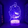 God Of War Figure Kratos 3d Led Night Light For Bedroom Acrylic Bedside Lamp Game Room 2 - God Of War Merch