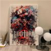 God Of War Game Art Poster Kraft Paper Sticker Home Bar Cafe Room Wall Decor - God Of War Merch