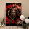 God Of War Game Art Poster Kraft Paper Sticker Home Bar Cafe Room Wall Decor 4 - God Of War Merch