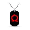 God of War 4 Jewelry Men Gift Necklace Black Metal Pendant Men Choker Kratos Necklaces - God Of War Merch