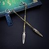 God of War 5 Ragnarok Keychain Draupnir Spear Key Chain Kratos Weapon Keyring Keychains for Men - God Of War Merch