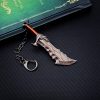 God of War 5 Ragnarok Keychain Thor s Hammer Mjolnir Key Chain Ring Levitan s Axe 4 - God Of War Merch