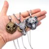 God of War 5 Ragnarok Necklace Kratos Wolf and Bear OWL Game Metal Necklaces Man Jewelry 1 - God Of War Merch