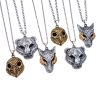 God of War 5 Ragnarok Necklace Kratos Wolf and Bear OWL Game Metal Necklaces Man Jewelry - God Of War Merch