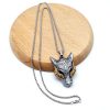 God of War 5 Ragnarok Necklace Kratos Wolf and Bear OWL Game Metal Necklaces Man Jewelry 2 - God Of War Merch