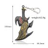 God of War Keychain Kratos Axe Leviathan Keyring KeyChain Blades of Chaos Swords Pendant llaveros Accessories 5 - God Of War Merch