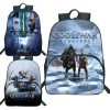 God of War Ragnarok Backpack Kratos Girls Boys Back to Schoolbags Children Atreus Teenager Travel Mochila - God Of War Merch