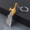 God of War Ragnarok Keychain Kratos Leviathan Axe Blades of Chaos Key Chain Weapon Pendant Keyring 5 - God Of War Merch