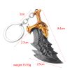 God of War Ragnarok Keychain Kratos Leviathan Axe Blades of Chaos Key Chain Weapon Pendant Keyring 6 - God Of War Merch