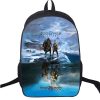 God of War Ragnarok Kratos Kids Backpack for Students School Bags Atreus Boys Girls Teens Knapsack - God Of War Merch