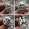 LINSION God Of War Kratos Ring 925 Sterling Silver Mens Punk Ring TA313 US Size 7 3 - God Of War Merch