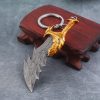 New God of War 4 Kratos Sword Keychain Pendant Keyring Jewelry Men And Women Car key 1 - God Of War Merch