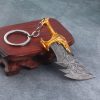 New God of War 4 Kratos Sword Keychain Pendant Keyring Jewelry Men And Women Car key 2 - God Of War Merch