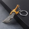 New God of War 4 Kratos Sword Keychain Pendant Keyring Jewelry Men And Women Car key 4 - God Of War Merch