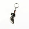 ZRM Fashion God Of War 4 Keychain Kratos Axe Demon Knife Weapons Model Key Chain Chaveiro 1 - God Of War Merch