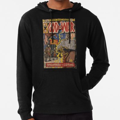 God Of War Ragnarök Comic Book Cover Fan Art Hoodie Official God Of War Merch