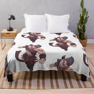 God Of War Ragnarok Throw Blanket Official God Of War Merch