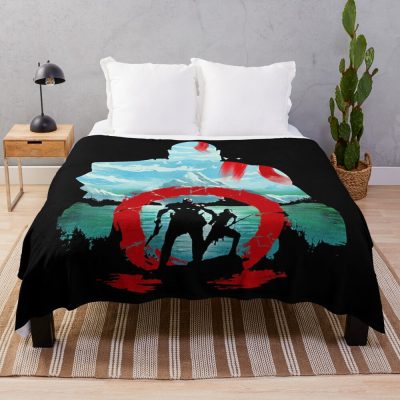 Father And Son Adventure  -Tshirt Throw Blanket Official God Of War Merch