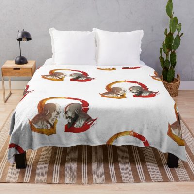 God Of War Ragnarok Throw Blanket Official God Of War Merch