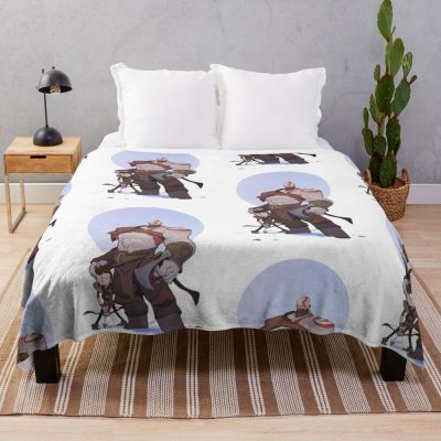 God Of War Ragnarok Throw Blanket Official God Of War Merch