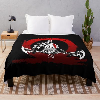 Kratos Throw Blanket Official God Of War Merch