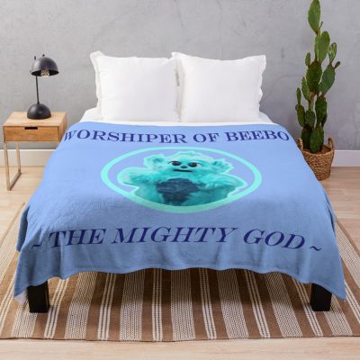 Worshiper Of Beebo - The Mighty God Throw Blanket Official God Of War Merch