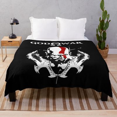 Kratos God Of War Throw Blanket Official God Of War Merch