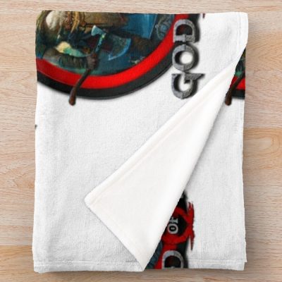 God Of War Ragnarok Throw Blanket Official God Of War Merch