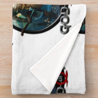 God Of War Ragnarok Throw Blanket Official God Of War Merch